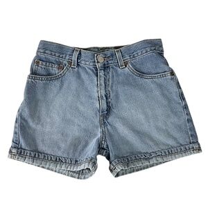 Levi’s Girls 550 High Rise Denim Shorts Size 16 Regular Light Wash